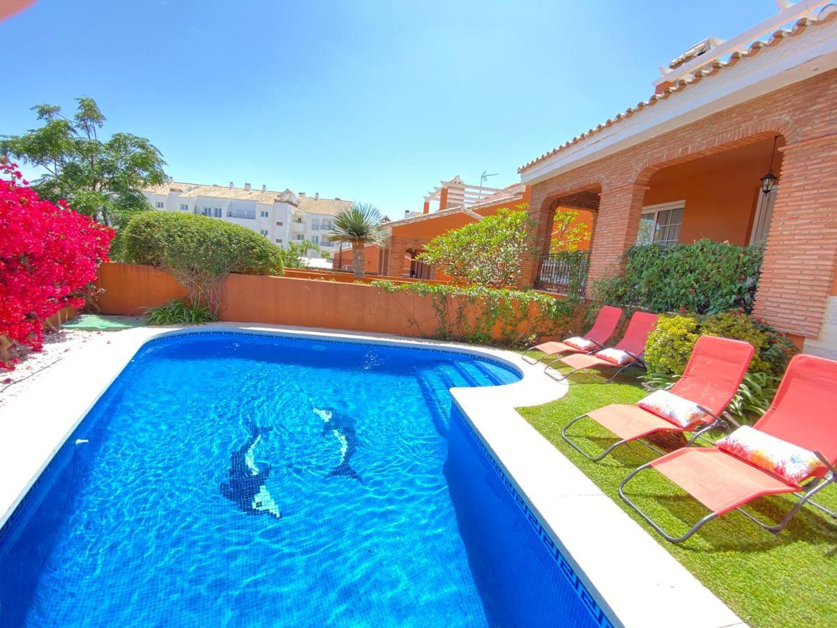 Villa With Heated Private Pool, Sea View& Turkish Sauna Benalmádena Exteriér fotografie