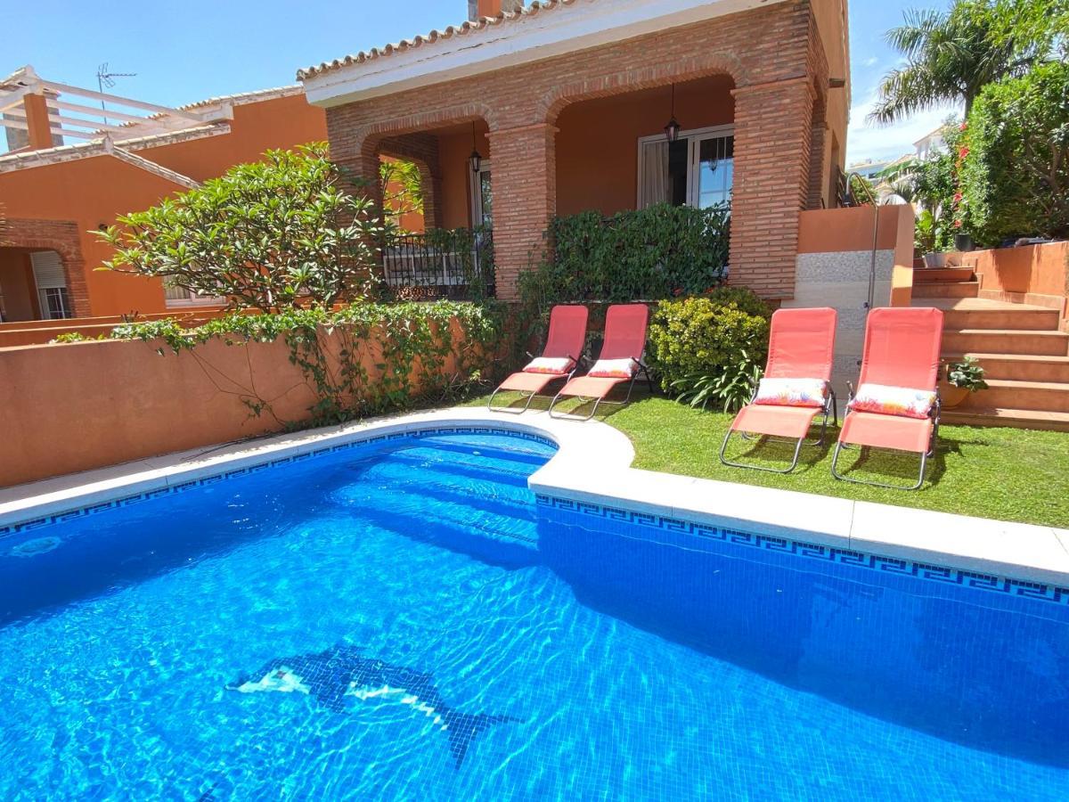 Villa With Heated Private Pool, Sea View& Turkish Sauna Benalmádena Exteriér fotografie